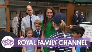 Prince George & Princess Charlottes #Royal #Wimbledon Debut  #Djokovics Historic Quest 