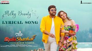 Milky Beauty Lyrical Song Bholaa Shankar  Chiranjeevi Tamannaah Meher Ramesh Mahati Swara Sagar