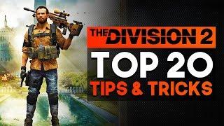 The Division 2 Top 20 Tips and Tricks To Get You Started Leveling Gear Combat & More