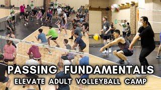 Passing Fundamental Technique & Drills  Elevate Adult Volleyball Camp