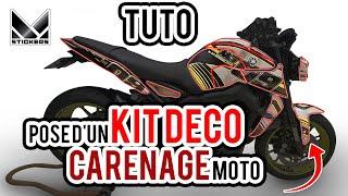 TUTO - COMMENT POSER SON KIT DÉCO CARÉNAGE MOTO M-Stickers