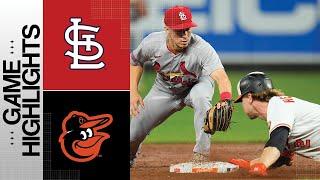 Cardinals vs. Orioles Game Highlights 91223  MLB Highlights