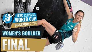 IFSC Womens Final World Cup Innsbruck 2024