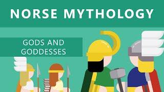 VIKINGS Norse Mythology - II Norse Gods & Goddesses Thor Loki Odin and more