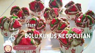 Mekar gais tanpa soda  Resep Bolu kukus neopolitan lembut enak lumer di mulut.