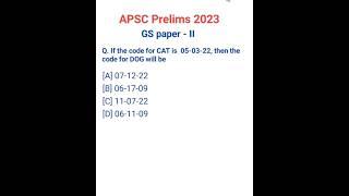 Apsc prelims CSAT paper solution 2023Apsc CSAT paper#apsc