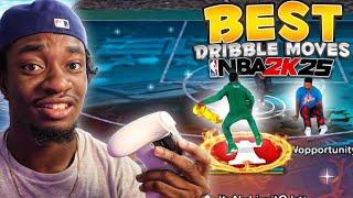 THESE ARE THE BEST DRIBBLE MOVES ON NBA 2K25 FASTEST ANIMATIONS + HANDCAM TUTORIAL 64 & UNDER