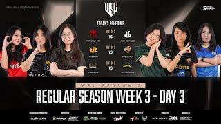 LIVE NOW - WSL S7 REG SEASON WEEK 3 - DAY 3