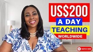 Make US$200 A Day Teaching Online With These Websites Make Money Online