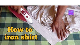 How to Iron a shirt in below 3 minutesIron Shirt in 3 minutes Shirt iron easy method