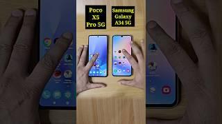 Samsung Galaxy A34 5G vs Poco X5 Pro 5G Speed Test Comparison 