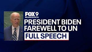 President Bidens full farewell speech to UN