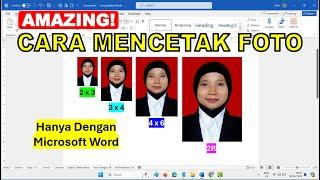 Amazing  Cara Mudah Mencetak Foto Ukuran 2x3 3x4 4x6 dan 2R