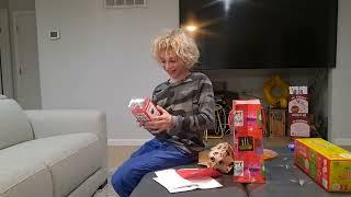 Sammy opening bday present from Lizzie Dec 11 20222