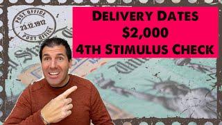 Delivery Timeline $2000 4th Stimulus Check - Social Security SSDI SSI in 2024 if Approved