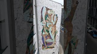 Mural-mozaika Cztery strony Łódź #lodz #drone #art #architecture #дрон #poland #polska #trip #fpv