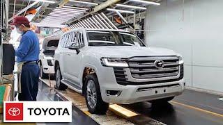Toyota Land Cruiser assembly line in Japan  LC 300 Production