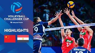  CHN vs.  EGY - Semi Finals  Volleyball Challenger Cup Men  Highlights