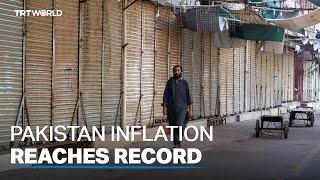 Pakistans inflation soars to record high