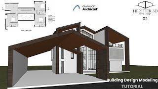 ArchiCAD Tutorial - Residential Villa Design - Part 2