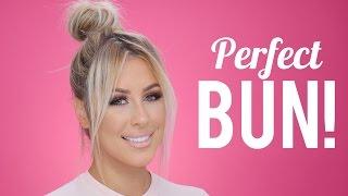 Perfect Bun in Under 5 mins Top Knot Tutorial- CHRISSPY