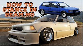 How to make the LOWEST stance cars in BeamNG Mods