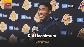 Rui Hachimura  2022-23 Lakers Exit Interviews