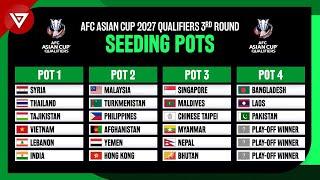 🟢 Pots Draw Results AFC Asian Cup 2027 Qualifiers 3rd Round as of 20 June 2024