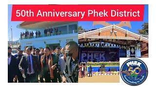 Special Guest SHRI. NEIPHIU RIO Honble Chief Minister of Nagaland 50th ANNIVERSARY PHEK DISTRICT