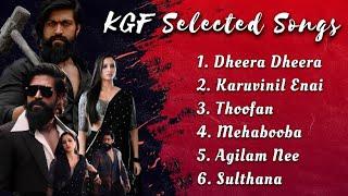 KGF Selected Songs  Rocking Star Yash  Srinidhi Shetty