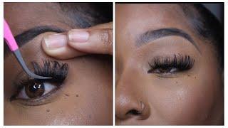 HOW TO APPLY YOUR OWN AMAZON EYELASH EXTENSION AT HOME FOR BEGINNERS ￼