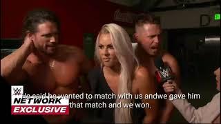 WWE Network Exclusive Miz Maryse & Morrison the locker room  shuffle back to #wwe #wrestling