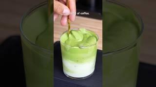 Making matcha dalgona