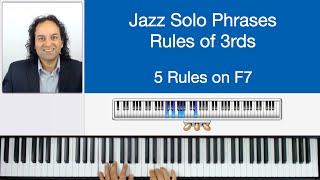 Rules of 3rds Part 5 - Application to F7