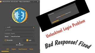 unlocktool bad response problem fixed