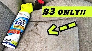 HOW to Clean STAINED Dirty Car Seats QUICK WAY