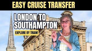 How to get from LONDON to SOUTHAMPTON train station LONDON travel vlog