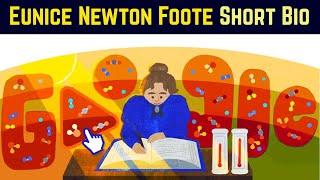 Eunice Newton Foote Google Doodle