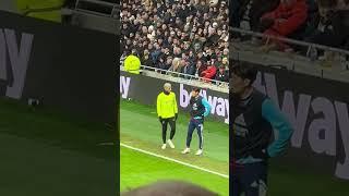 Tomiyasu showing Richarlison who is boss in the 2-0 Arsenal win over Tottenham 
