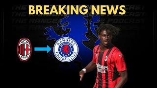 BREAKING Rangers sign Clinton Nsiala from AC Milan - Rangers Rabble Podcast