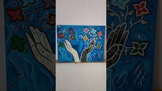 обзор моей картины Руки лекаря #кристинали #лекарьдуш #эзотерическиекартины #рисуюкартины #творю