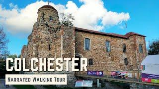 COLCHESTER  4K Narrated Walking Tour  Lets Walk 2021