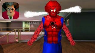 Scary Teacher 3D New Teacher Spider-Man Part 4 - Spider-Man TEACHER IosAndroid