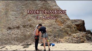 Rock Climbing in Malibu W My Husband  July Vlog PT 2