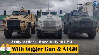 More Kalyani M4 for army with ATGM & improved automatic turret