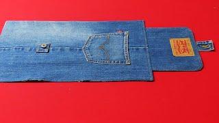 DIY안입는 셔츠와 청바지가 명품이 됩니다Dont throw away old shirt & jeans. It can be a luxury cross bag