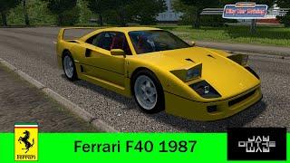  Ferrari F40 1987 для City Car Driving #jayontheway