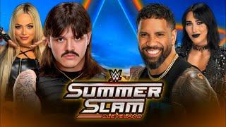 Dominik Mysterio w Liv Morgan vs Jey Uso w Rhea Ripley Full Match WWE SummerSlam 2024 Highlights