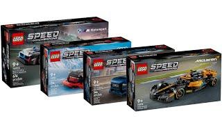 All LEGO Speed Champions 2024 sets CompilationCollection Speed Build