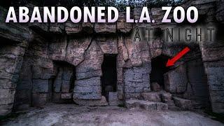Abandoned Los Angeles Zoo AT NIGHT  Griffith Park Zoo